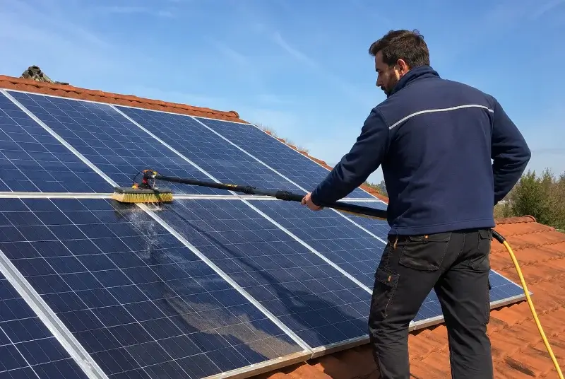 Nettoyage et entretien de panneaux solaires à Saint-Nolff